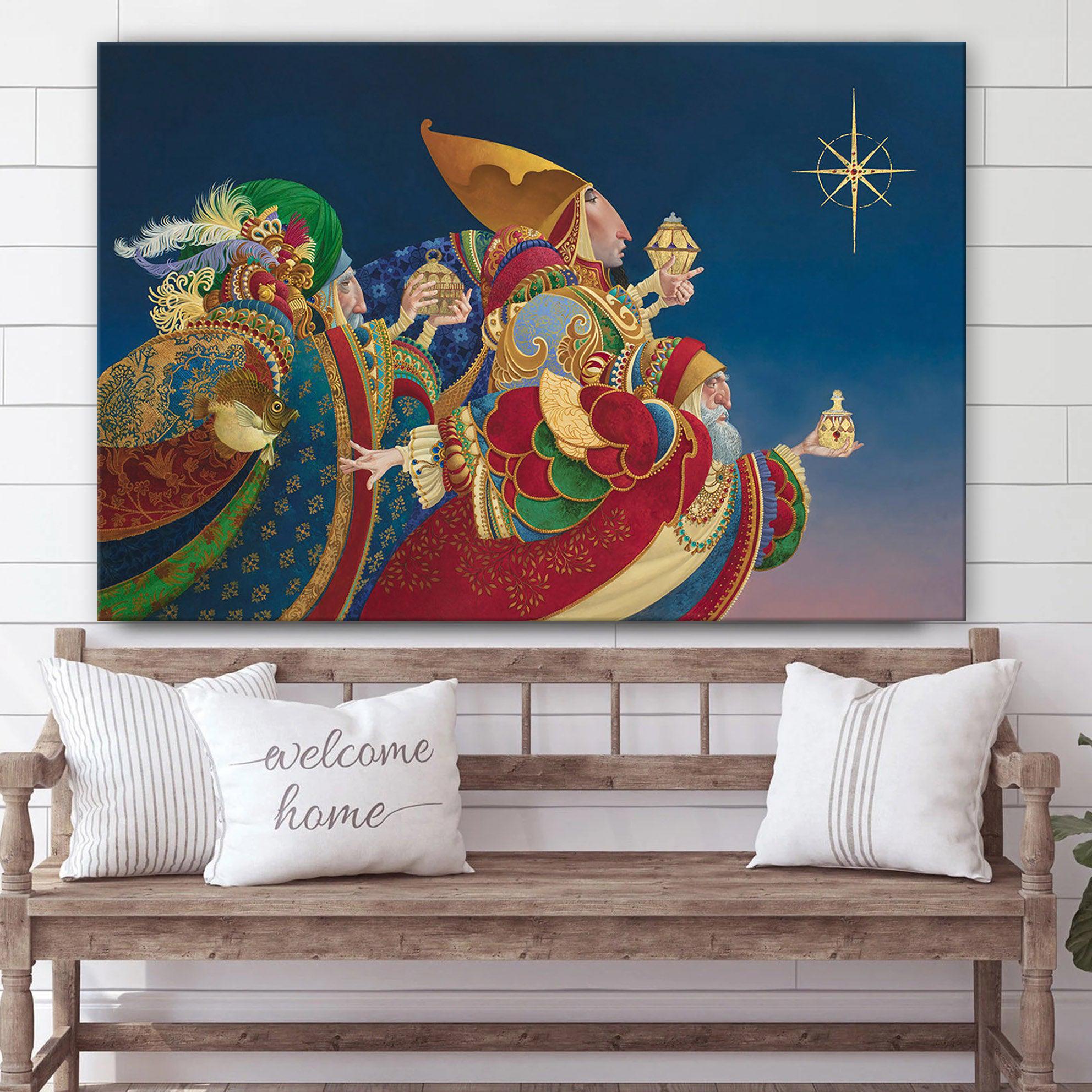 Christian Home Decor, We Three Kings Canvas Wall Art ,Christian Canvas Christian Home Decor, We Three Kings Canvas Wall Art ,Christian Canvas