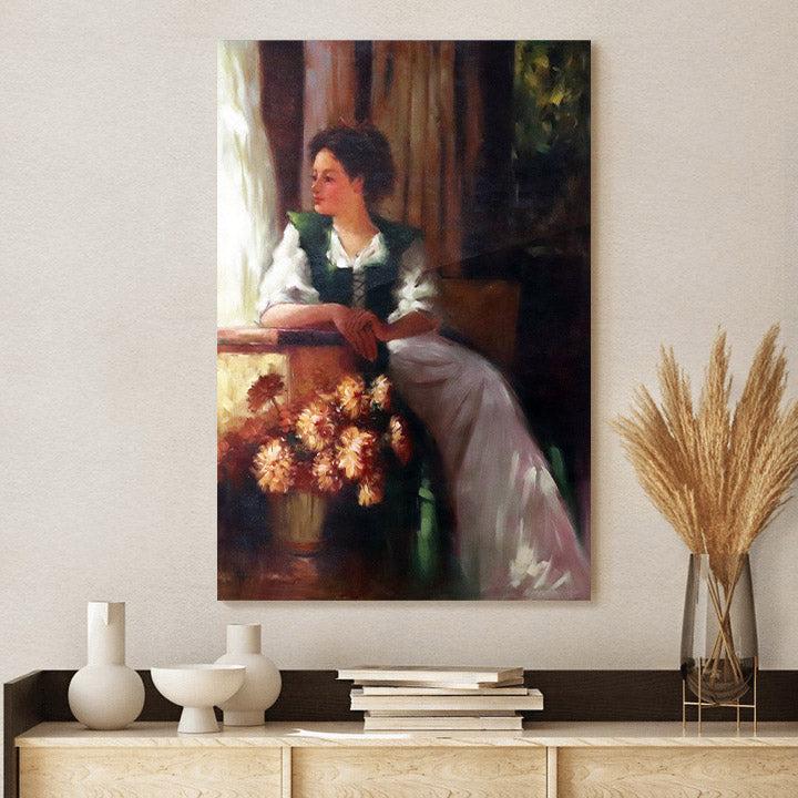 Christian Home Decor, Woman Vintage Oil Painting Canvas Wall Art ,Christian Canvas Christian Home Decor, Woman Vintage Oil Painting Canvas Wall Art ,Christian Canvas