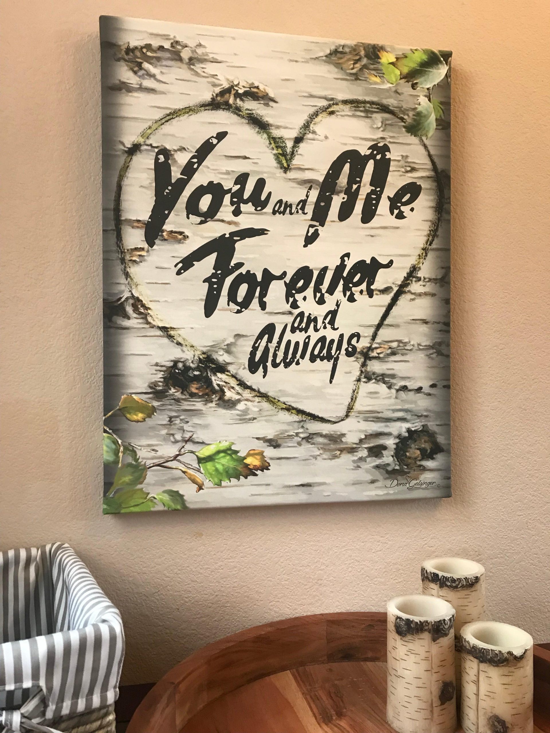 Christian Home Decor, You And Me Forever Canvas Wall Art ,Christian Canvas Christian Home Decor, You And Me Forever Canvas Wall Art ,Christian Canvas