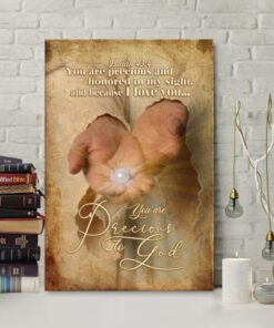 You Are Precious To God Canvas Wall Art