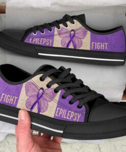 Fight Epilepsy Shoes Texture Low Top Shoes Canvas Shoes