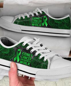 Kidney Cancer Shoes Awareness Walk Low Top Shoes
