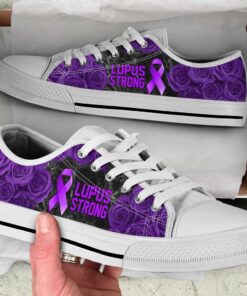Lupus Shoes Strong Rose Flower Low Top Shoes