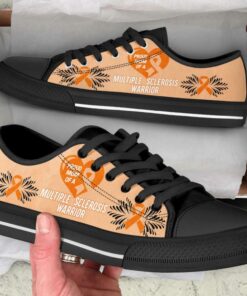 Multiple Sclerosis Shoes Warrior Low Top Shoes Canvas Shoes