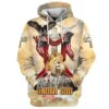 One Nation Under God American Flag Eagle - Lion And Lamb Hoodie - 3D Printed Hoodie - Christmas Gift