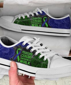 Pseudotumor Cerebri Shoes Awareness Walk Low Top Shoes
