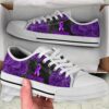 Purplestride Shoes Rose Flower Low Top Shoes