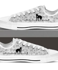 Scottish Deerhound Low Top Shoes Dog Walking Shoes Men Women