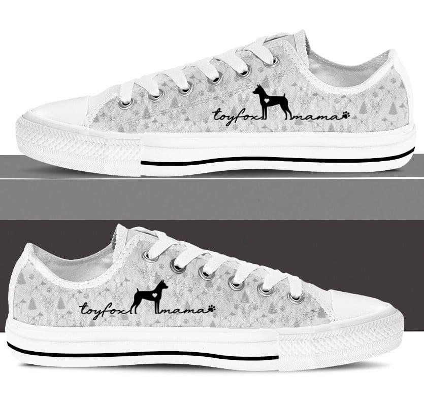 Toy Fox Terrier Low Top Dog Walking Shoes Men Women