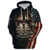 Way Maker Miracle Worker Promise Keeper - American Flag Crown Of Thorns Cross Hoodie - Christmas Gift